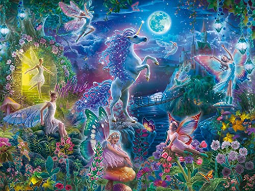 Unicorn Fairytales 500-Piece Foil Jigsaw Puzzle