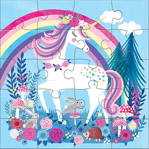Magical Unicorn Tri-Fold 20-Piece Puzzle Set