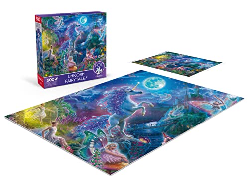 Unicorn Fairytales 500-Piece Foil Jigsaw Puzzle