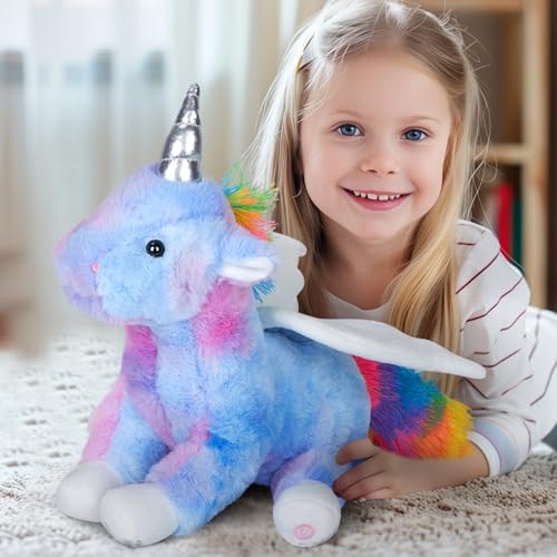 Glow-in-the-Dark Unicorn Plush Stuffed Animal Toy