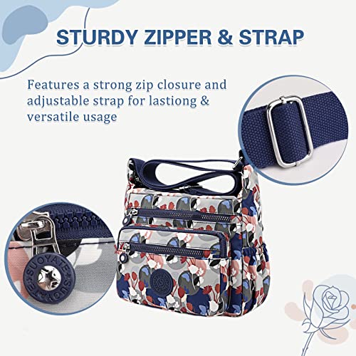 Aqua Women’s Multipurpose Nylon Crossbody Bag