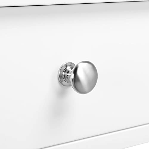Yaheetech White Console Table with Storage Shelves