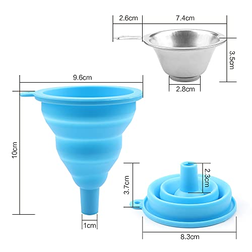 3D Printing Resin Filter Set with Funnels & Filters