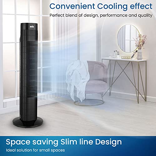 ANSIO 30-Inch Remote Oscillating Tower Fan
