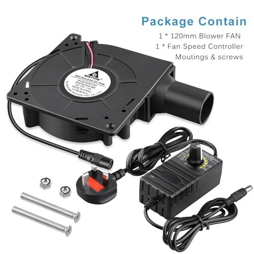 GDSTIME 120mm 12V Radial Blower Fan