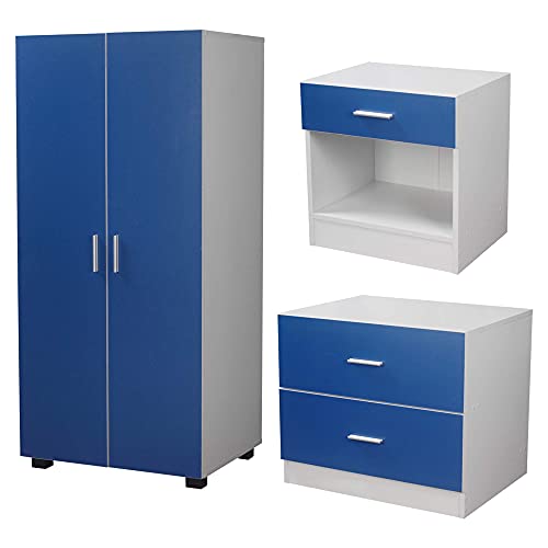 URBNLIVING Orlando Blue Kids Bedroom Set