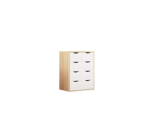 Delvito 4-Piece Bedroom Furniture Set - White Oak