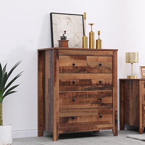 Kingwudo® 4-Piece Wooden Bedroom Furniture Set