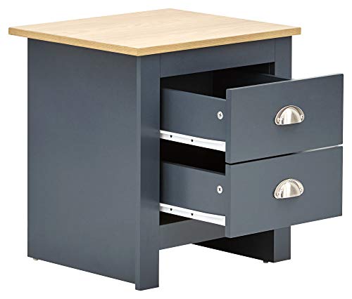 GFW Lancaster 3-Piece Bedroom Furniture Set - Blue Grey