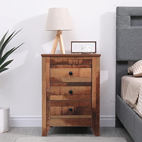 Kingwudo® 4-Piece Wooden Bedroom Furniture Set