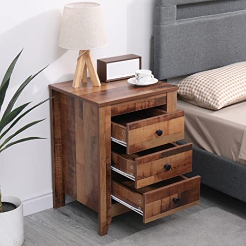 Kingwudo® 4-Piece Wooden Bedroom Furniture Set
