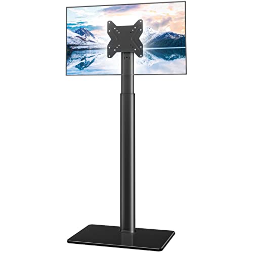 Swivel Floor TV Stand for 19-43" TVs, Black