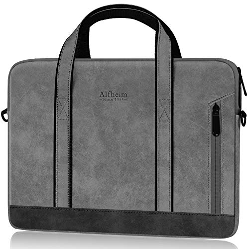 Waterproof Leather Laptop Bag for Travel & Business