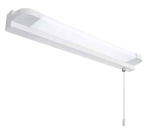 LED Mirror Light with Pull Cord - Cool White 6500K