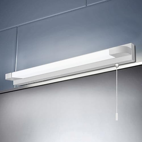 LED Mirror Light with Pull Cord - Cool White 6500K