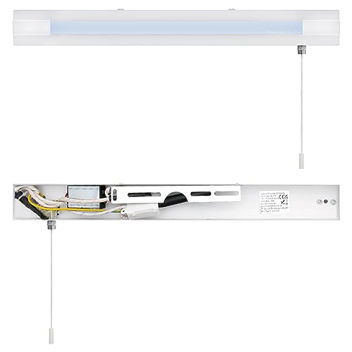 LED Mirror Light with Pull Cord - Cool White 6500K