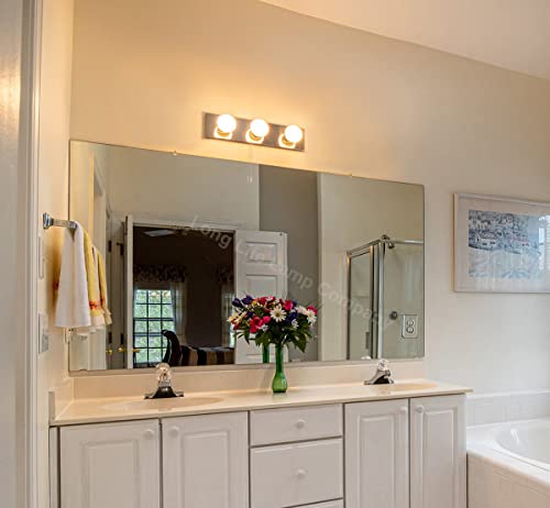 Mini Globe Bathroom Mirror Light with Pull Cord