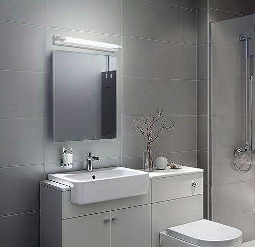 LED Mirror Light with Pull Cord - Cool White 6500K