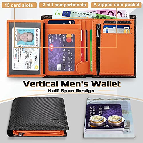 TEEHON® RFID Blocking Carbon Fiber Men's Wallet