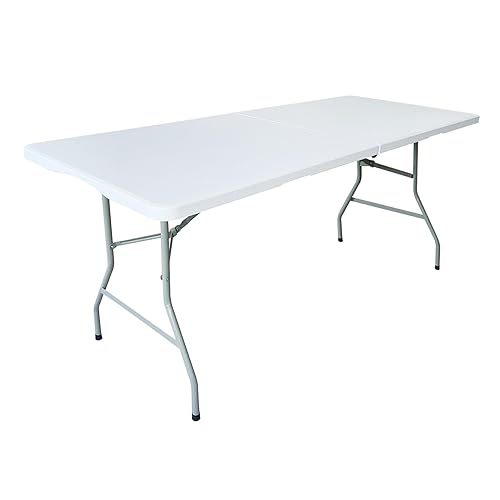 Simpa 6ft Heavy Duty Folding Table - Portable & Versatile