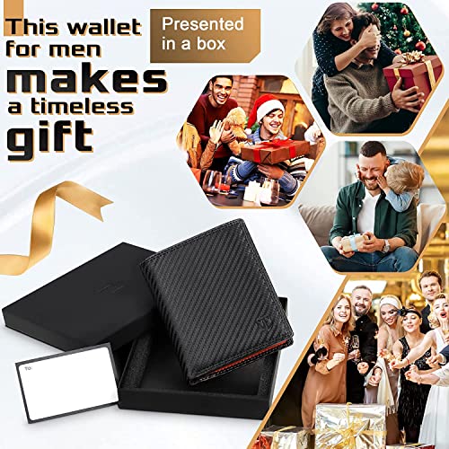 TEEHON® RFID Blocking Carbon Fiber Men's Wallet