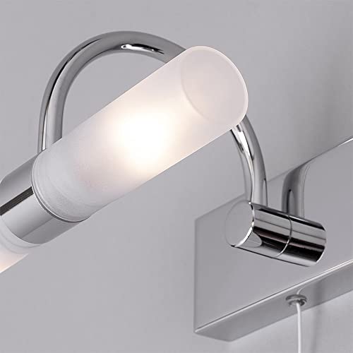 LITECRAFT Crista Chrome Wall Light with Pull Switch