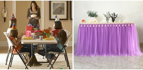 Simpa 6ft Heavy Duty Folding Table - Portable & Versatile