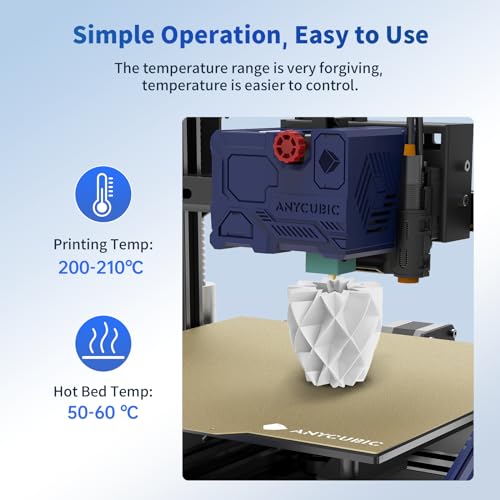 ANYCUBIC 1.75mm White PLA 3D Printer Filament