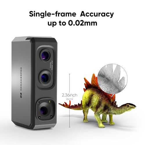 3DMakerpro Handheld 3D Scanner with Precision Lens