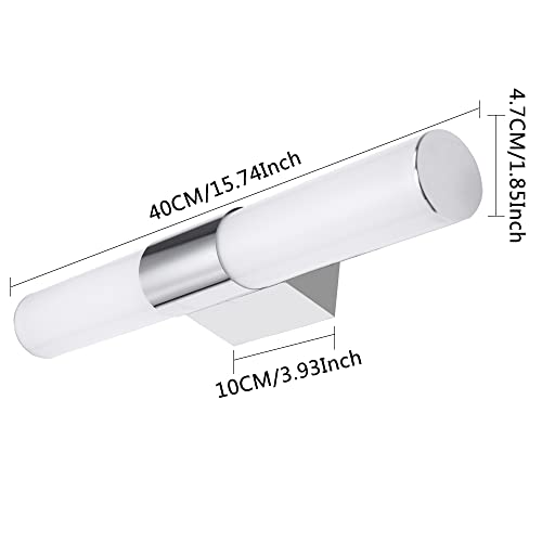 Modern 15.74" LED Vanity Mirror Light, Waterproof