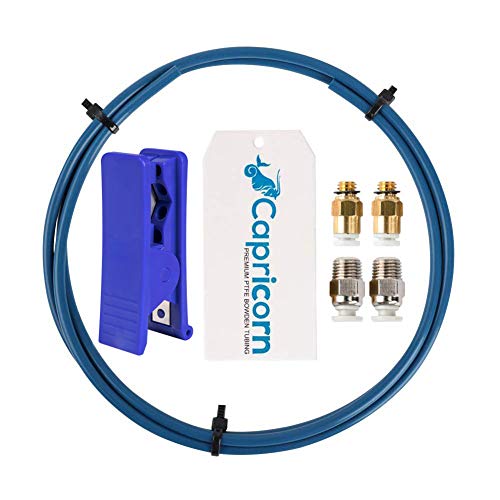 Capricorn PTFE Tubing for 3D Printers with Fittings
