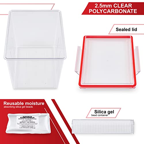Clear 3D Printer Filament Storage Container by Stylox