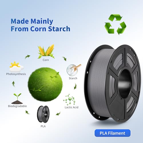 ANYCUBIC 1.75mm Gray PLA Filament 1kg
