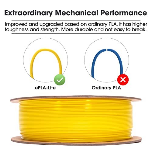 eSUN 1.75mm PLA 3D Printing Filament - Yellow