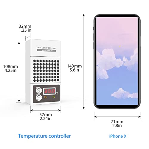 3D Printer Mini Heater with Temp Control & Purifier