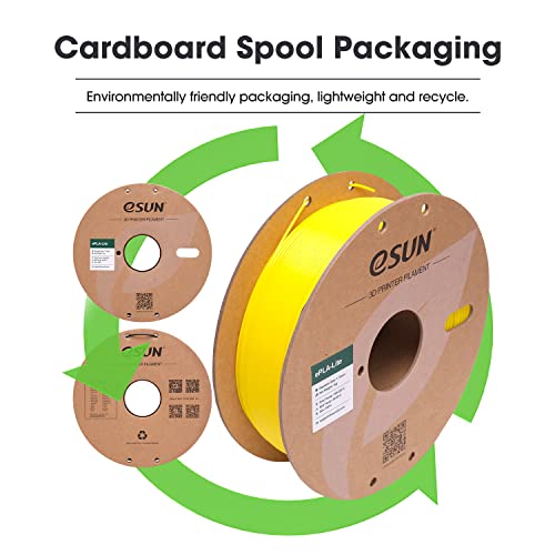 eSUN 1.75mm PLA 3D Printing Filament - Yellow