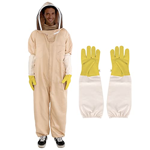 Zelaby Full Body Beekeeping Suit with Gloves