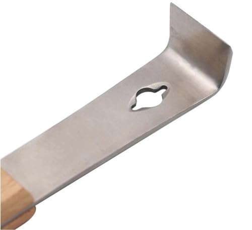 Stainless Steel Bee Hive Scraper with Wooden Handle
