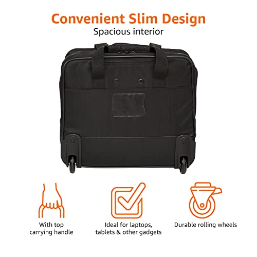 Amazon Basics 16-Inch Laptop Bag with Wheels