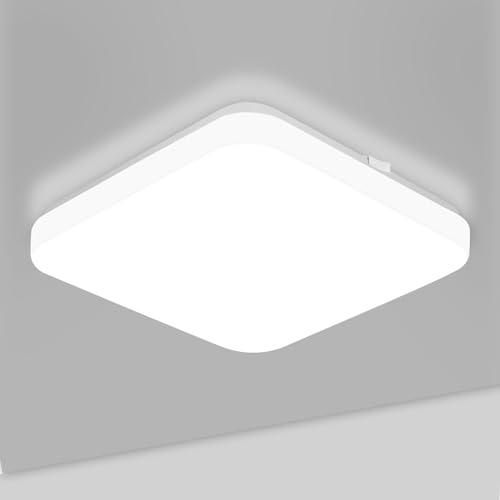 Bright 24W Square LED Ceiling Light, IP44