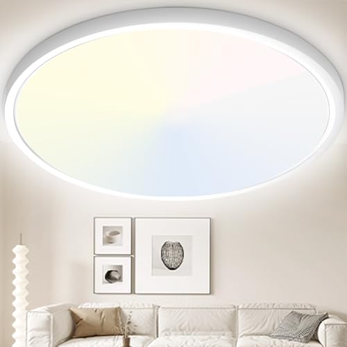 Yexati 24W Round Waterproof Ceiling Light Ø30CM
