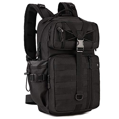 30L Waterproof Tactical Hiking Backpack - Black
