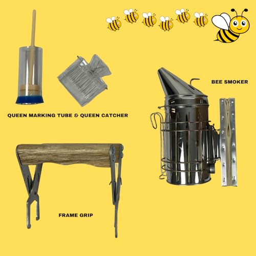 Premium Bee Hive Starter Kit with Essential Gear