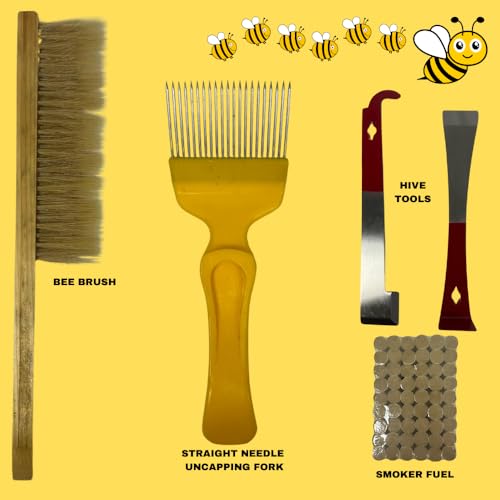 Premium Bee Hive Starter Kit with Essential Gear