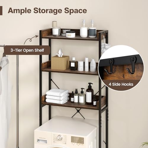COSTWAY 3-Tier Over Toilet Storage Shelf Organizer