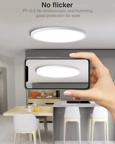 2 Pack Ultra-Thin LED Ceiling Lights, 24W