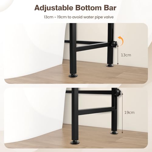 COSTWAY 3-Tier Over Toilet Storage Shelf Organizer