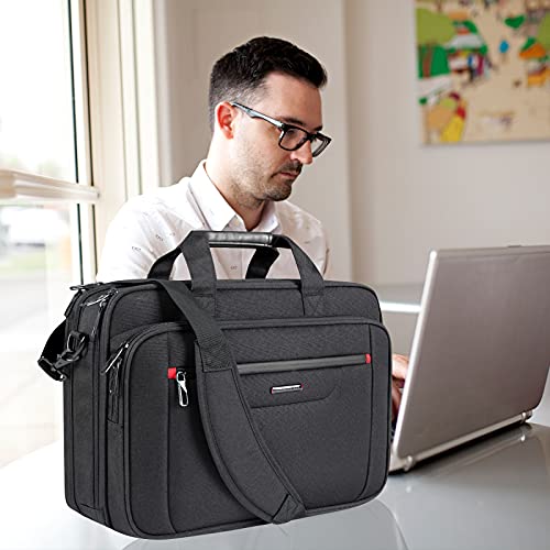 VANKEAN Water-Repellent Laptop Briefcase for 17.3