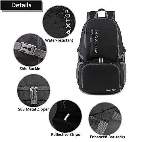 MAKSTOP 30L Lightweight Water-Resistant Backpack for Adventures