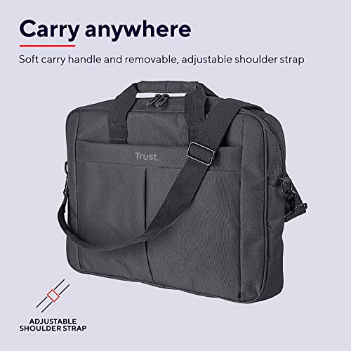 Primo 16-Inch Laptop Messenger Bag - Black